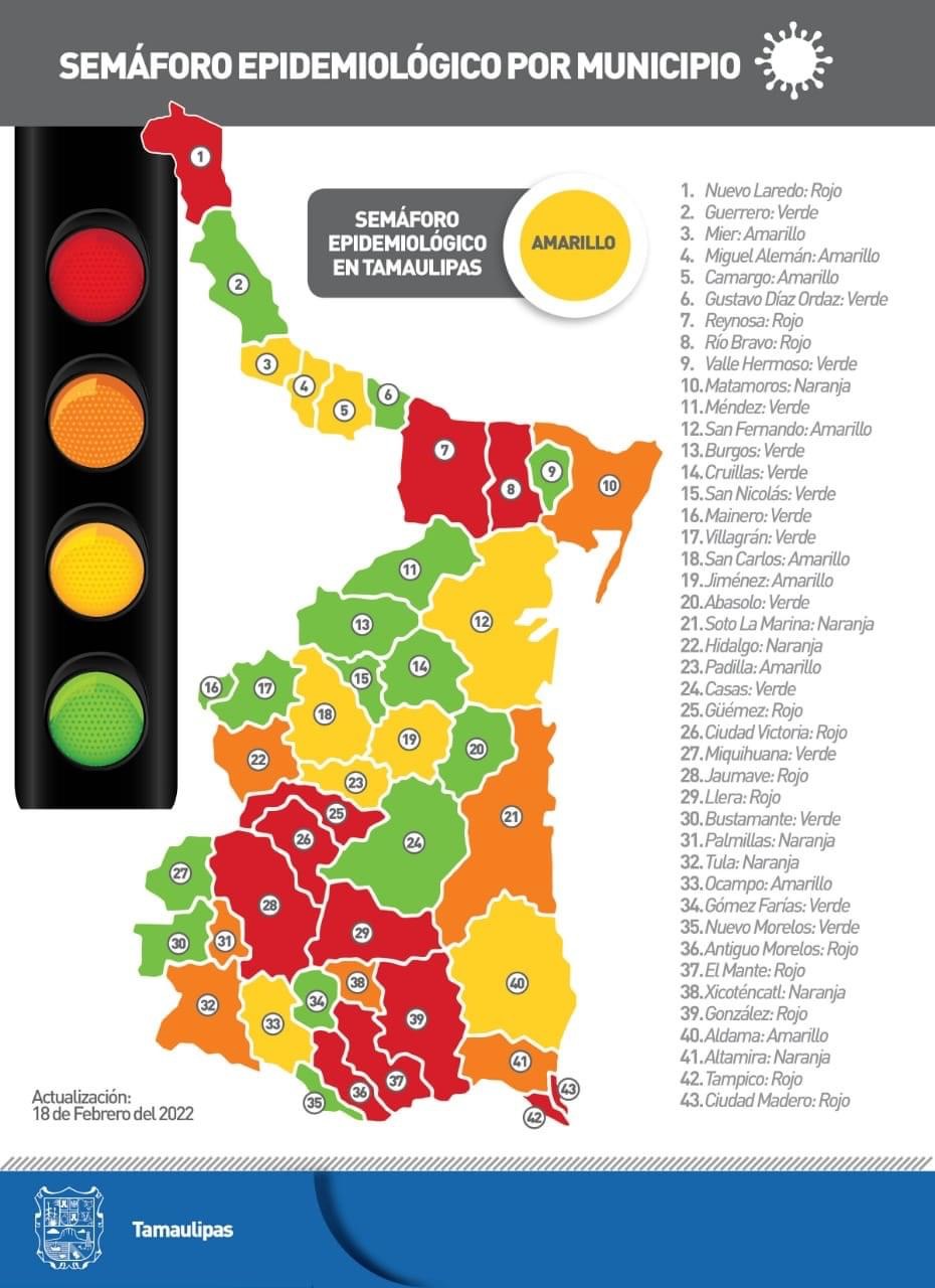 ¿Semáforo descompuesto?; pasa Matamoros a color naranja en la pandemia