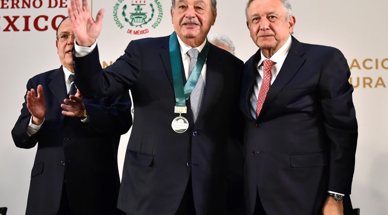 AMLO elogia a Carlos Slim