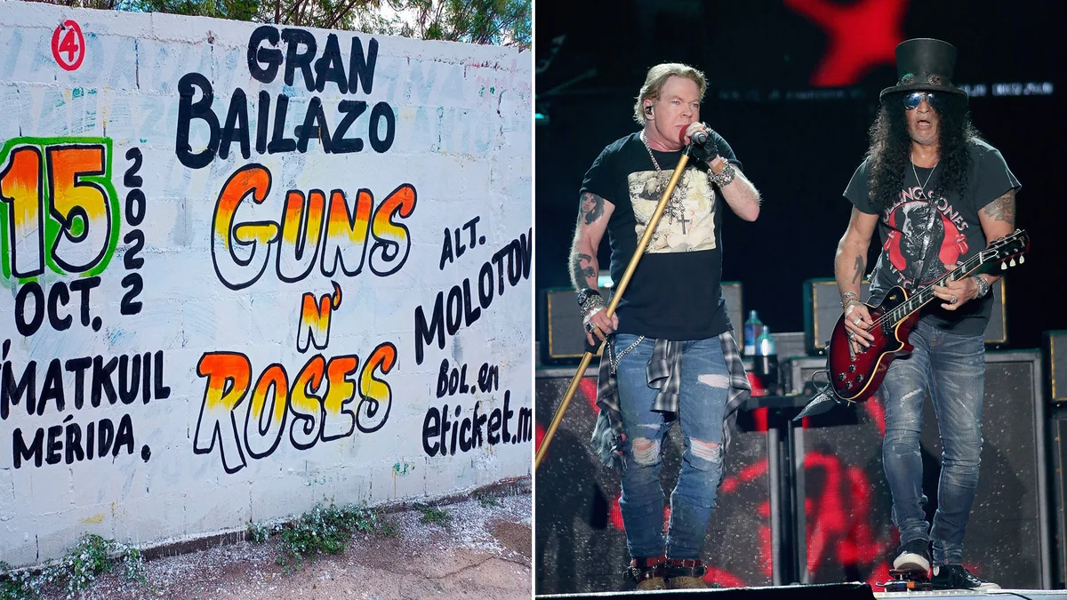 <strong>Guns N’ Roses reaccionó a la barda publicitaria </strong>