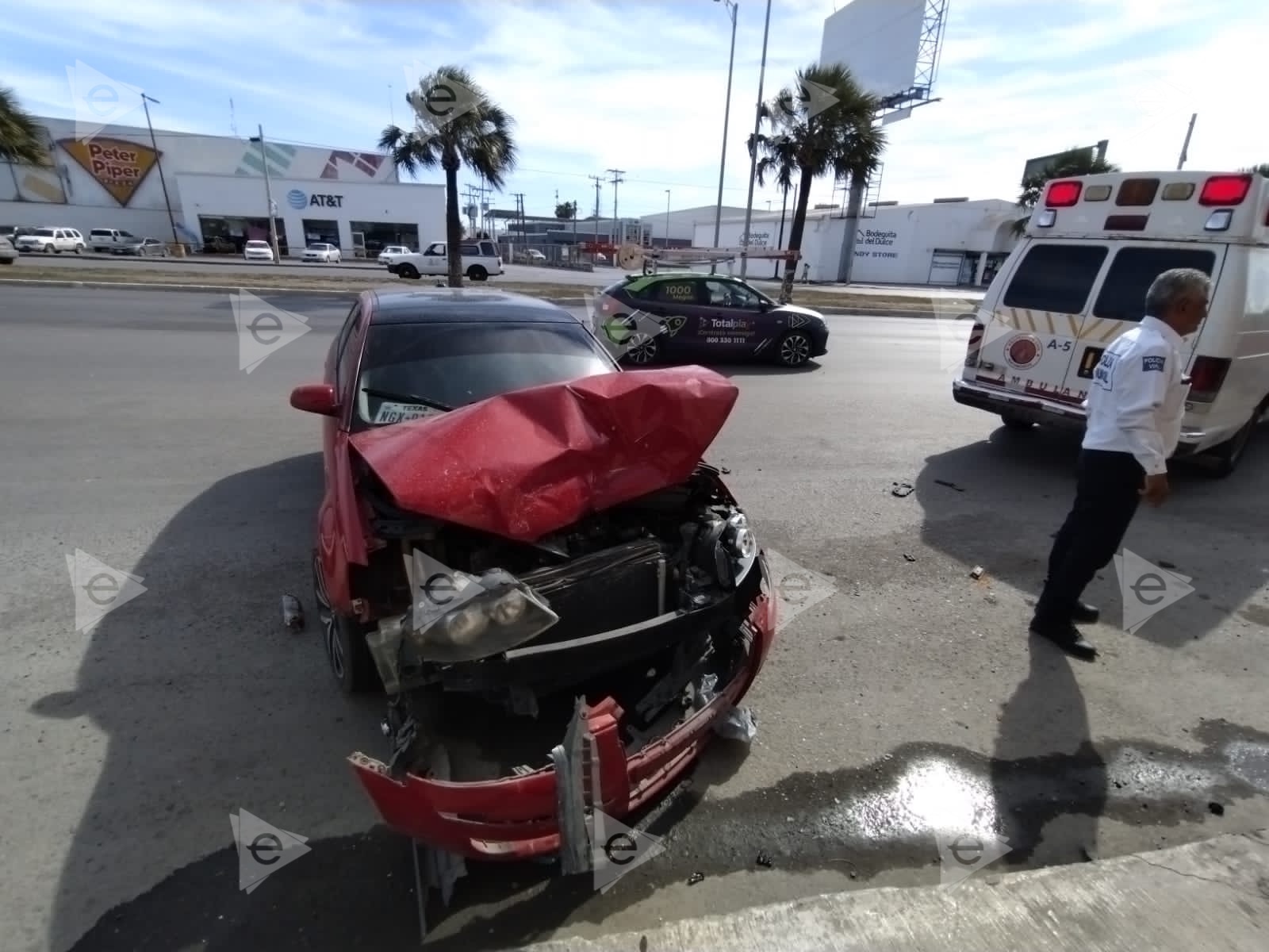 Choque deja una lesionada