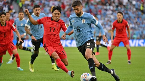 Empate a Cero entre Uruguay y Corea del Sur