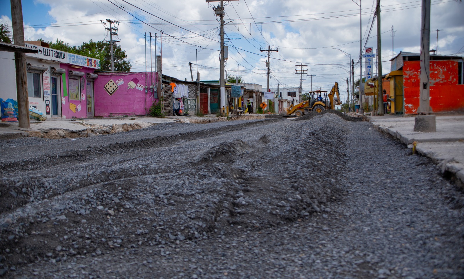 Inicia Gobierno de Matamoros pavimentación en la avenida Benjamín Gaona; será de concreto hidráulico