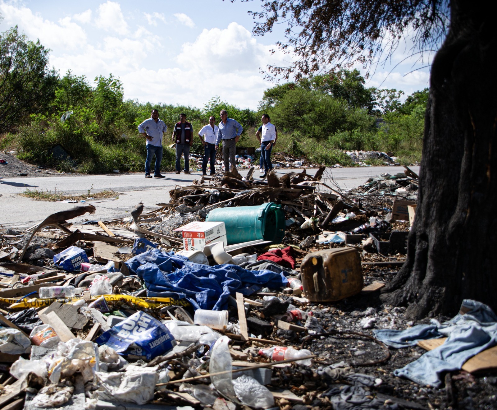 Intensifica Gobierno de Matamoros acciones para eliminar basureros clandestinos