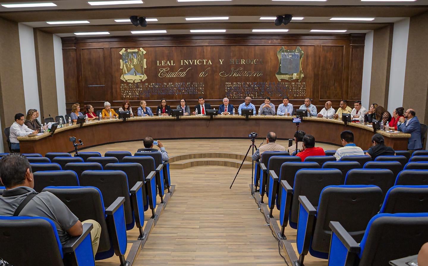 Aprueba Cabildo, Acuerdo del Proyecto de Ley de Ingresos de Matamoros para el Ejercicio Fiscal 2024