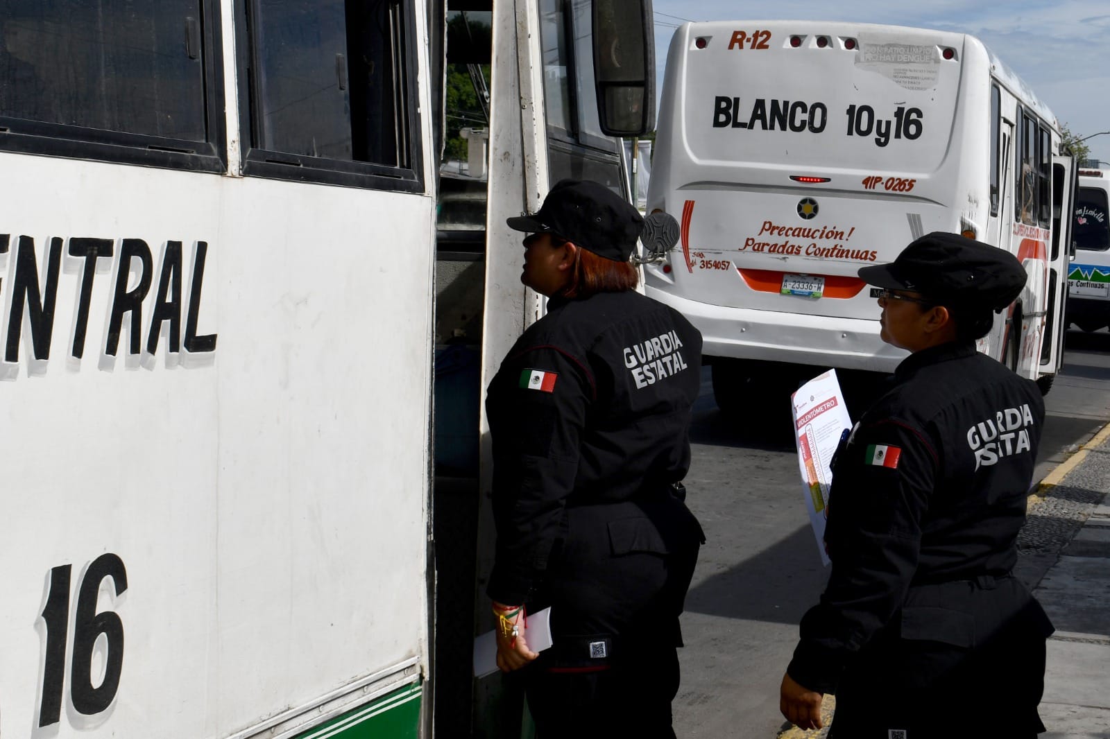 Con Operativo “Ruta Segura” Guardia Estatal de Género previene violencia en transporte público