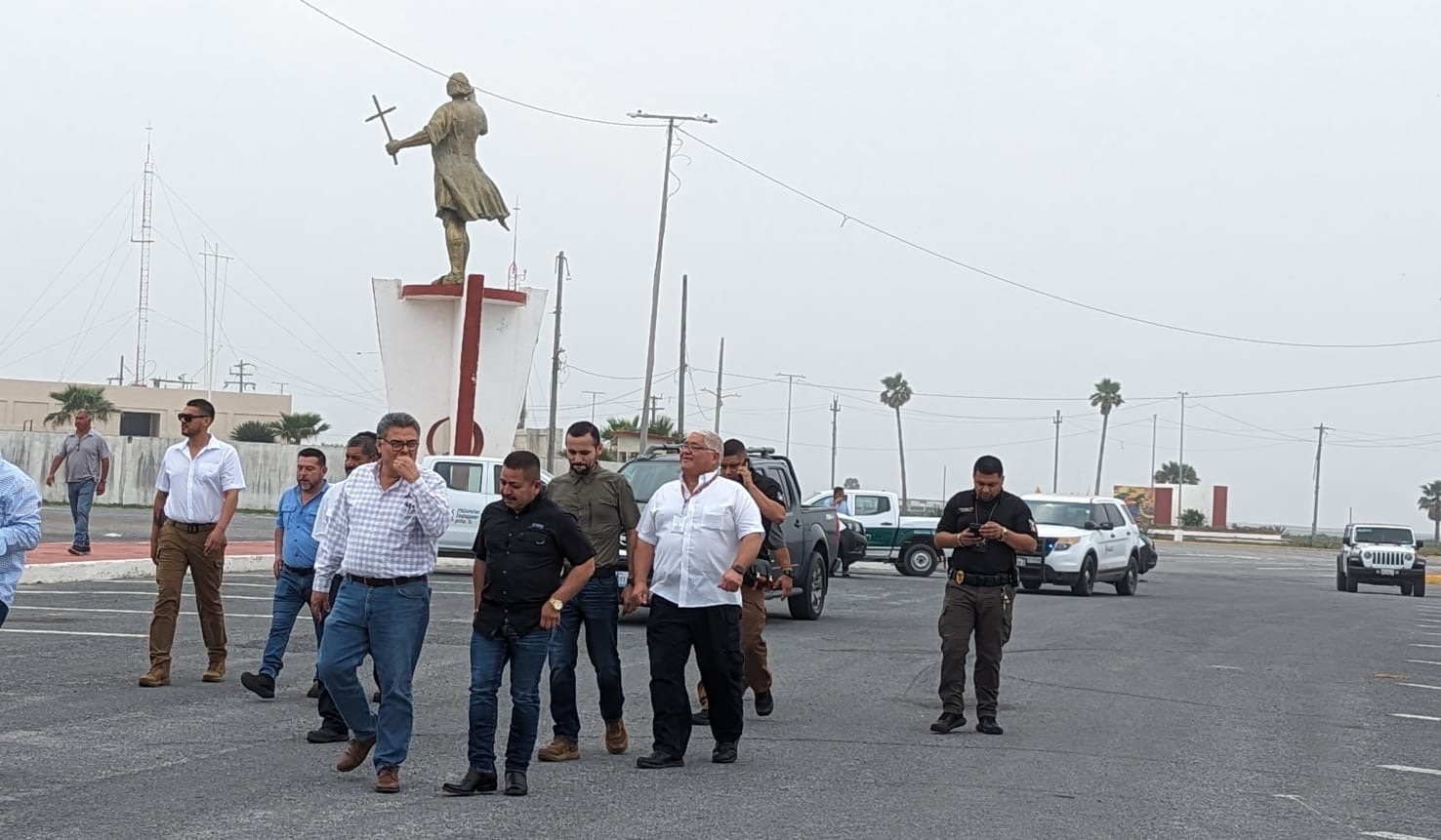 Realizan autoridades recorrido de supervisión en Playa Bagdad; se preparan para recepción de vacacionistas