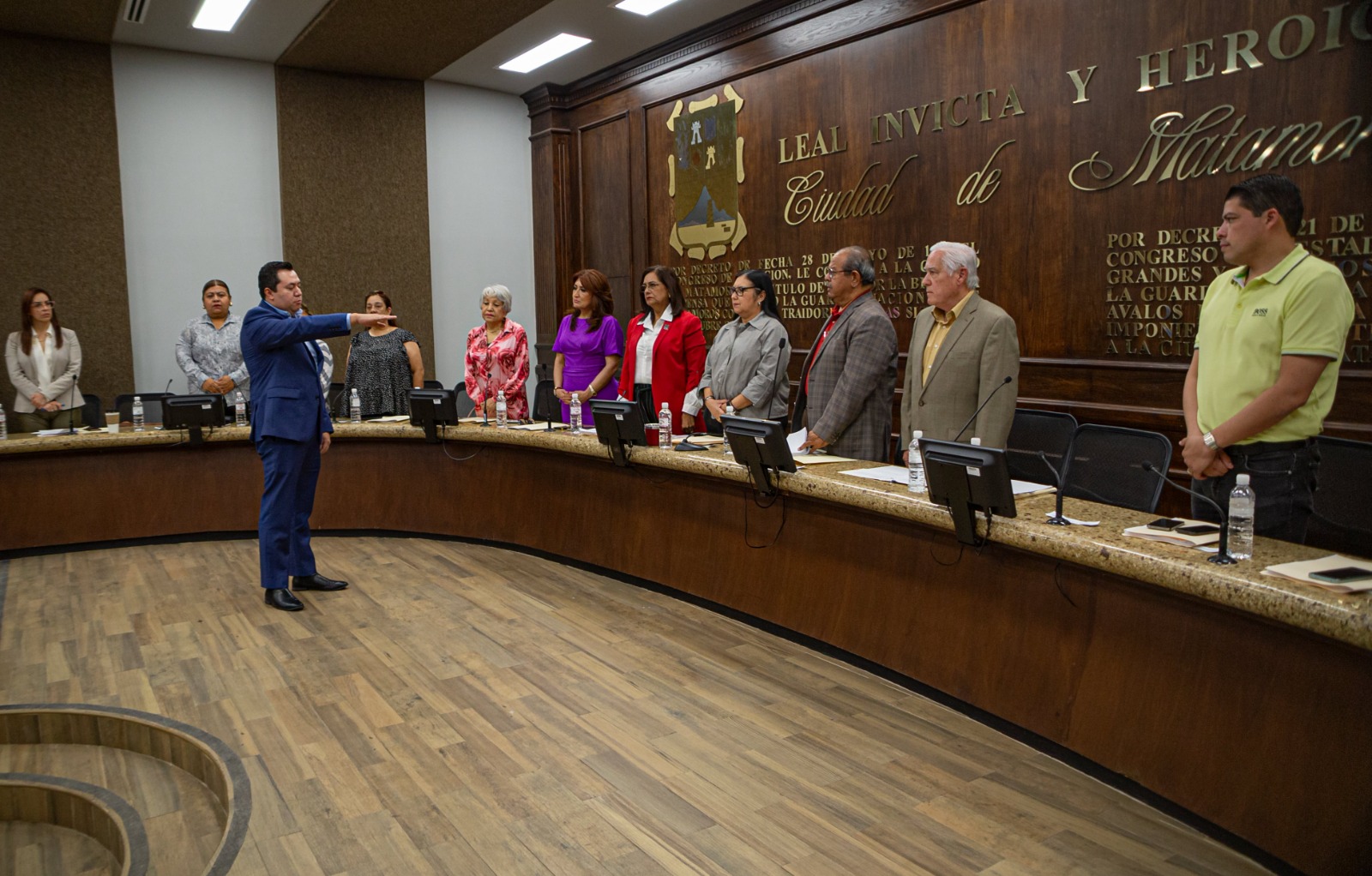 Rinden protesta nuevos integrantes del R. Ayuntamiento de Matamoros