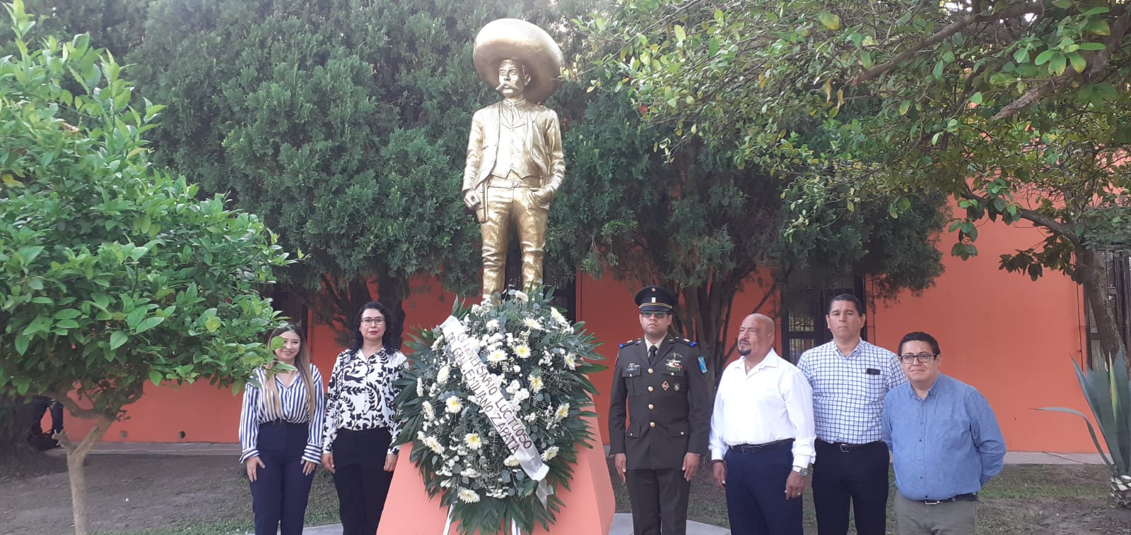 Conmemoran autoridades de Matamoros 105 Aniversario Luctuoso del Gral. Emiliano Zapata