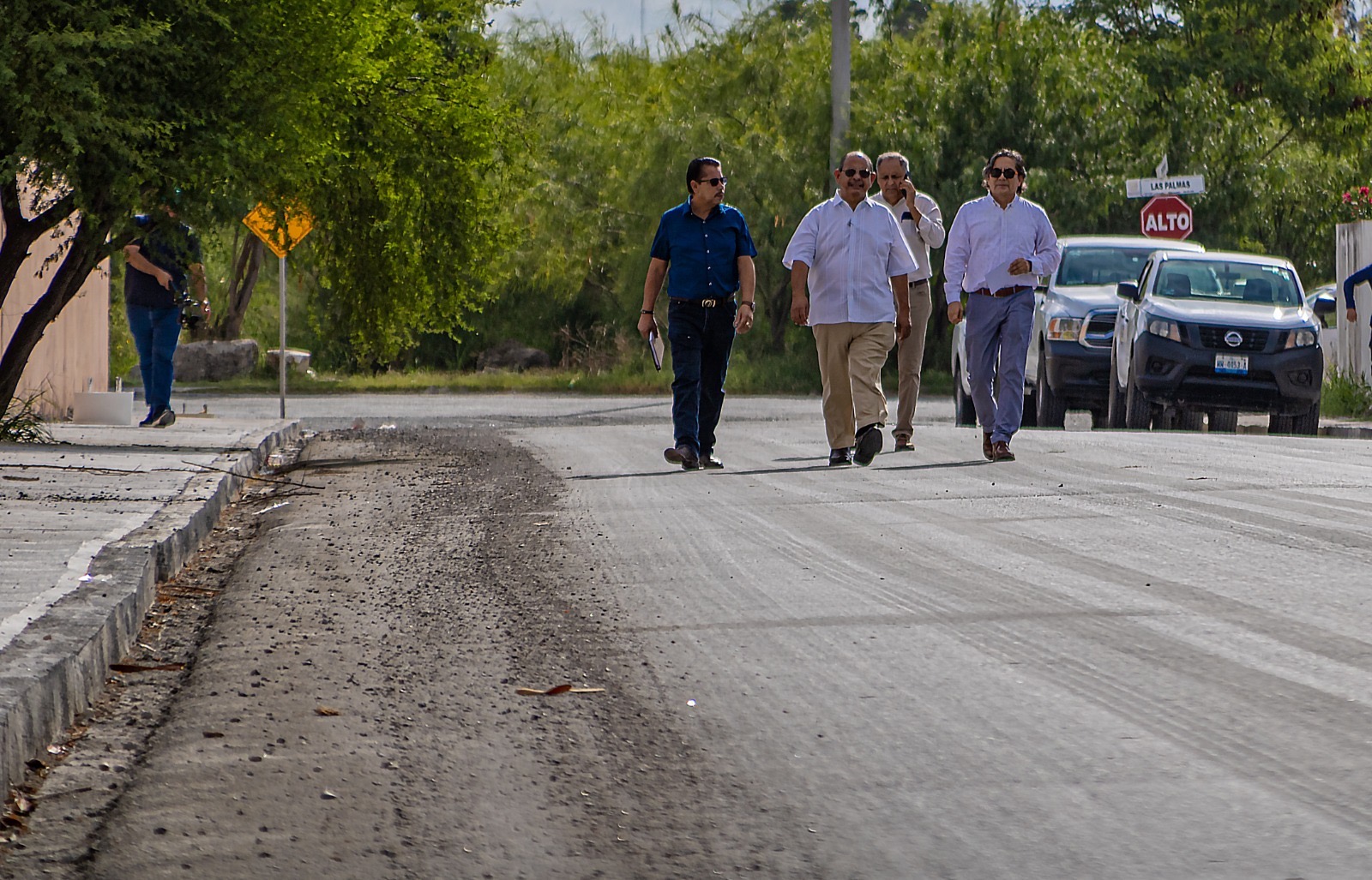 Ejecuta Gobierno de Matamoros obras de pavimentación por más de 24 MDP; Alcalde Rubén Sauceda supervisa avances