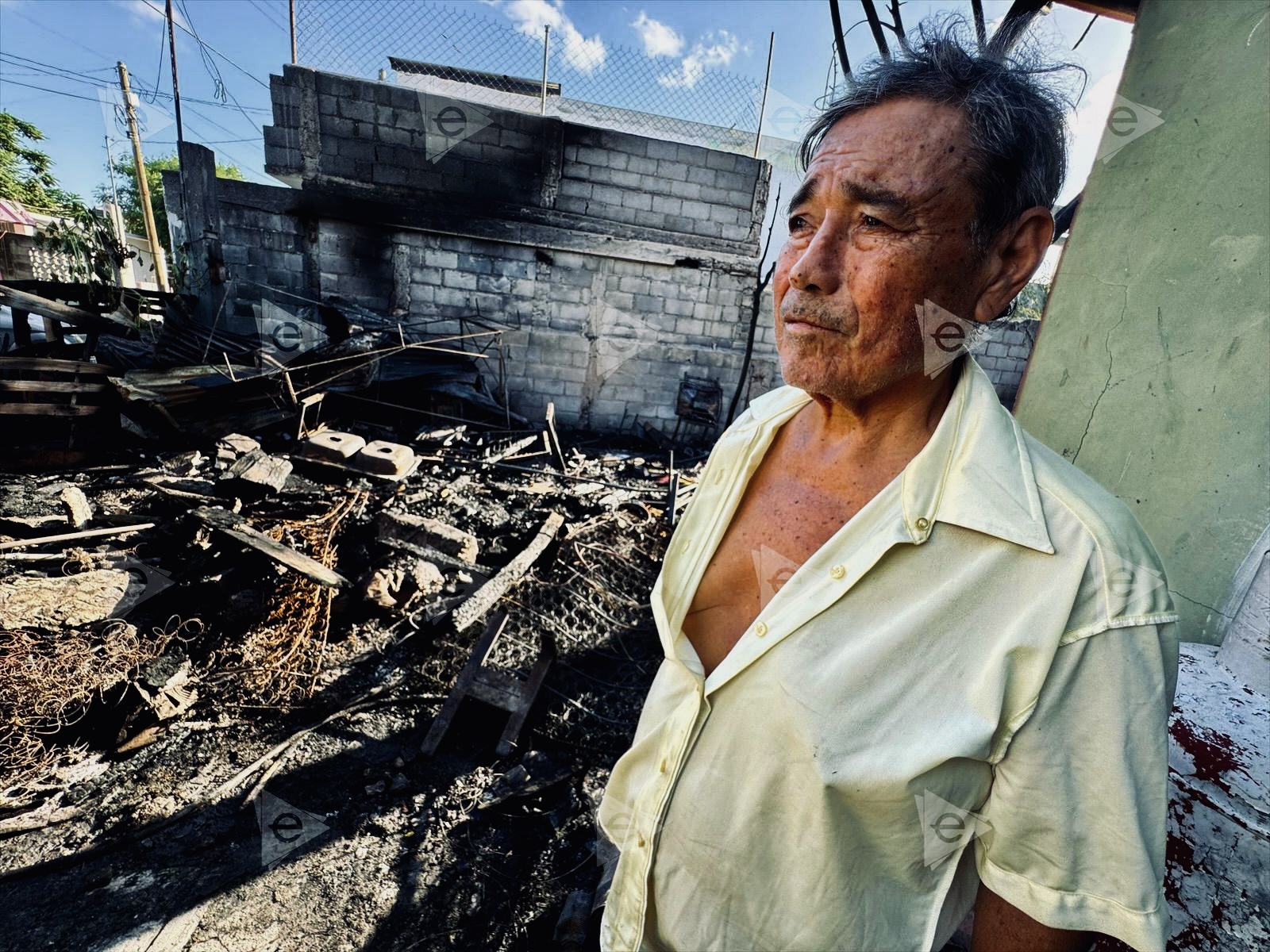 Hermanos pierden vivienda en incendio