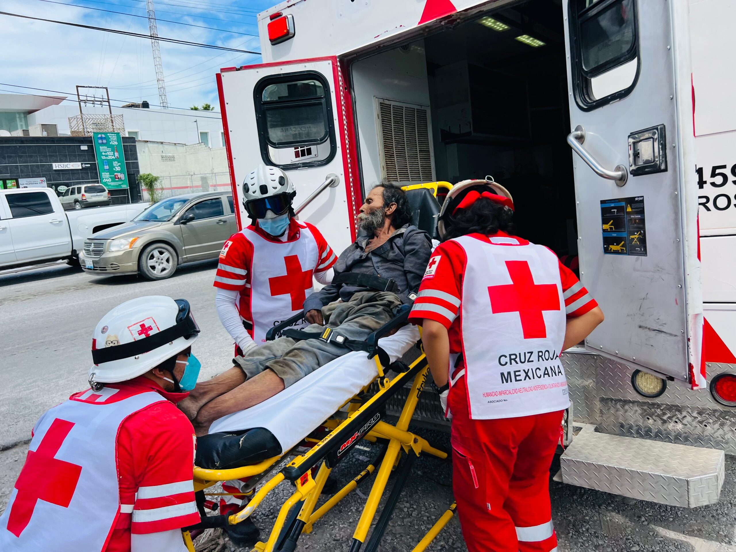 Indigente es traslado grave al Hospital General