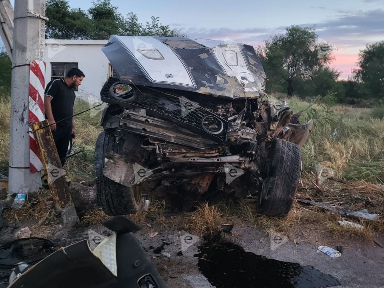 Mortal choque en Reynosa 