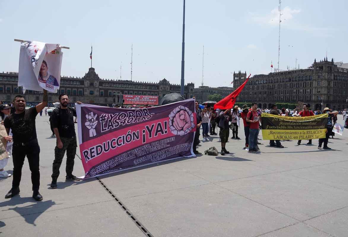 Marcha para exigir reducción de jornada laboral sigue en pie pese a coincidir con informe de AMLO, dice diputada