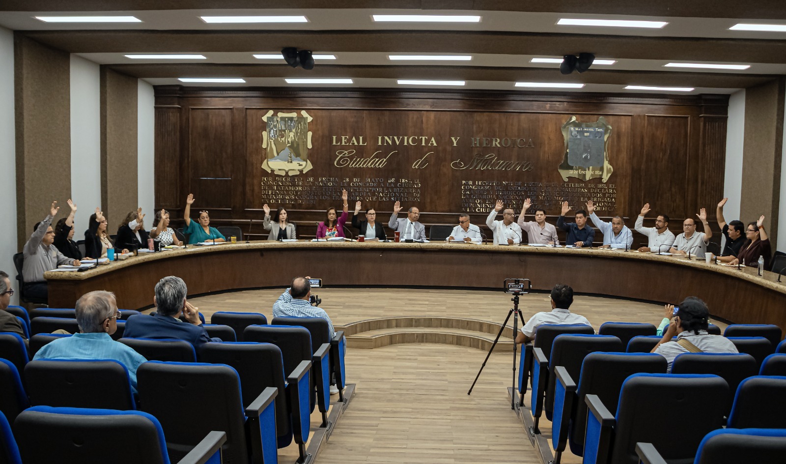 Encabeza Alcalde Dr. Rubén Sauceda septuagésima octava sesión de Cabildo