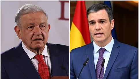 AMLO acusa al presidente de España de “faltarle el respeto” a Sheinbaum por sugerir que es “manipulable”