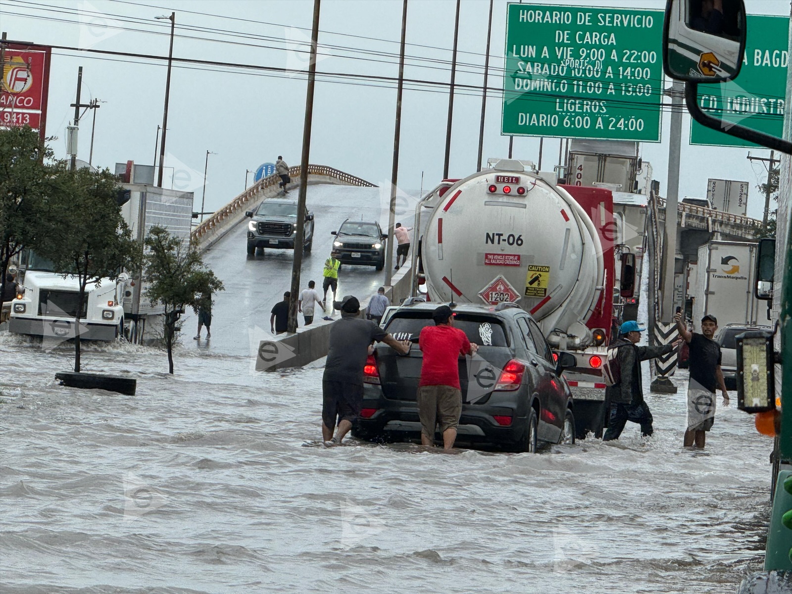 Inundada Acción Cívica