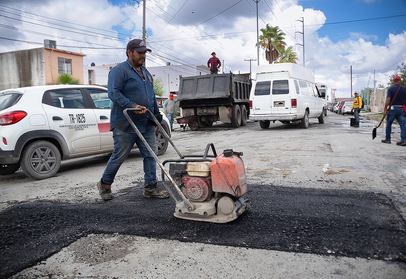 Bacheo en Matamoros es prioridad del alcalde Alberto Granados Fávila