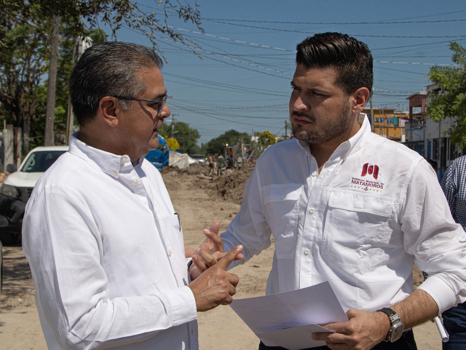 Supervisan obras de drenajes