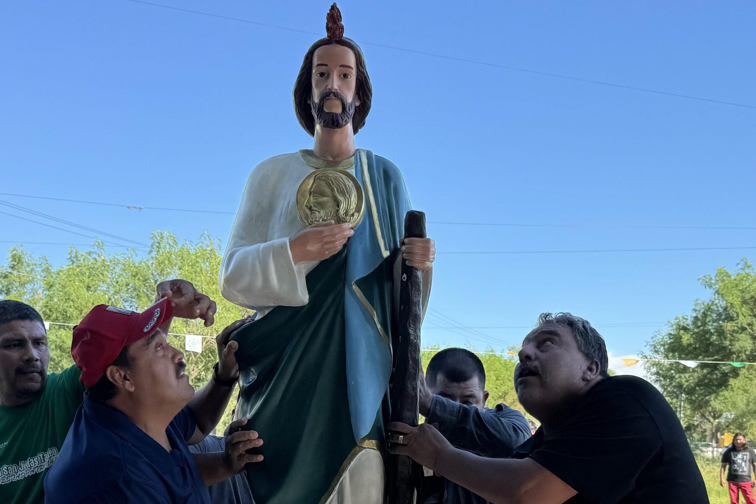 Celebran a San Judas en Molino del Rey