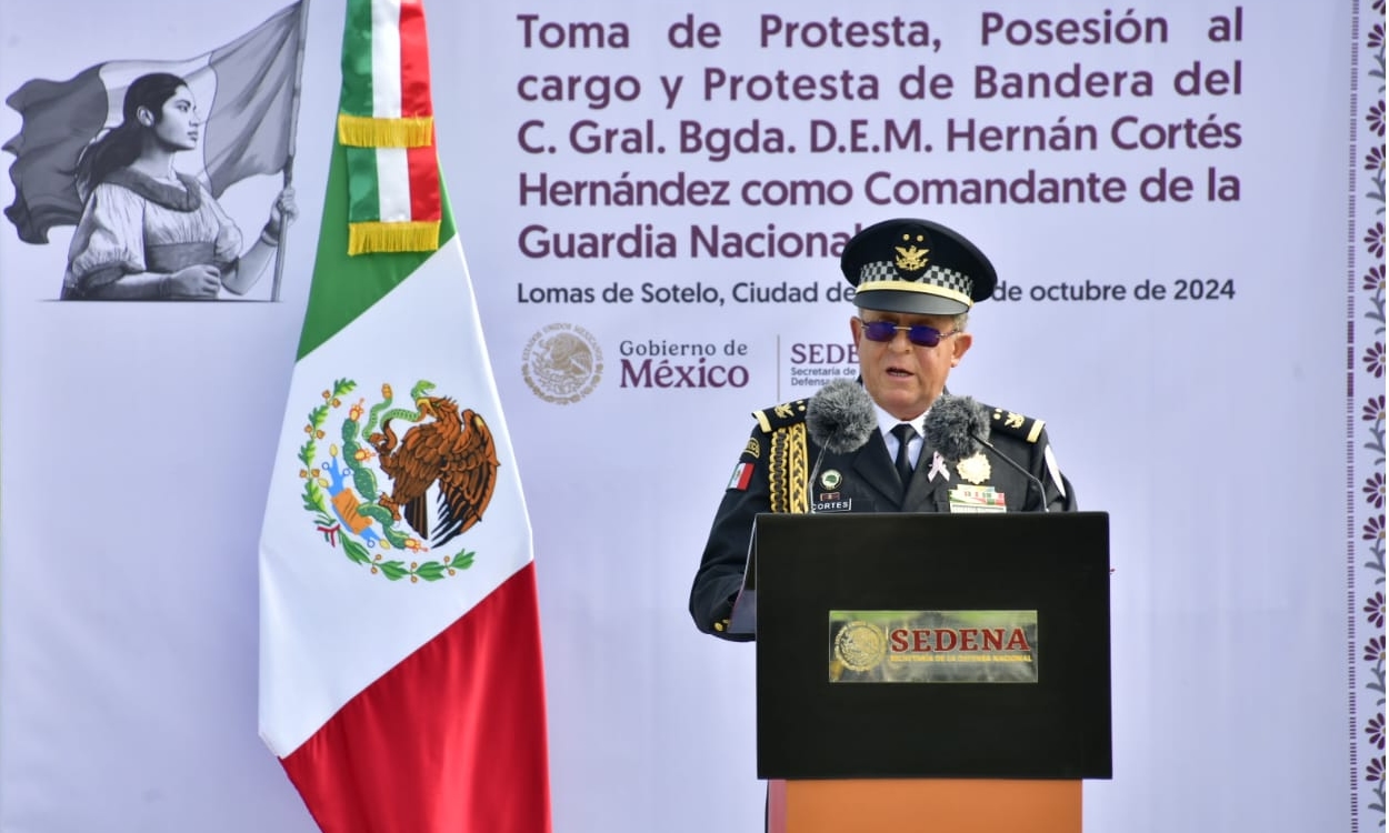 Hernán Cortés Hernández, nuevo comandante interino de la Guardia Nacional