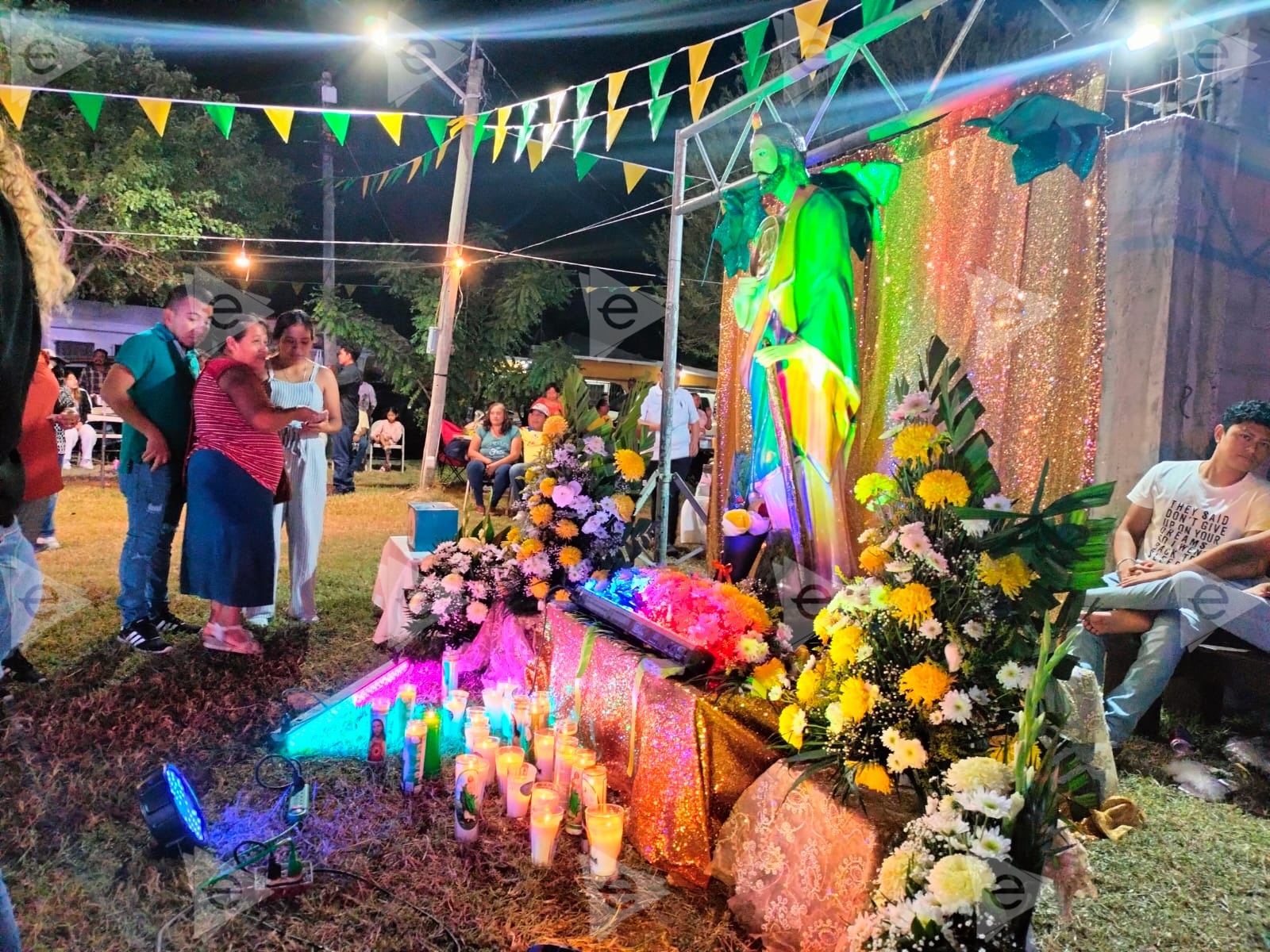 Celebran a San Judas en Cedros