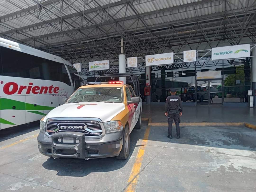 vigilancia en central de autobuses