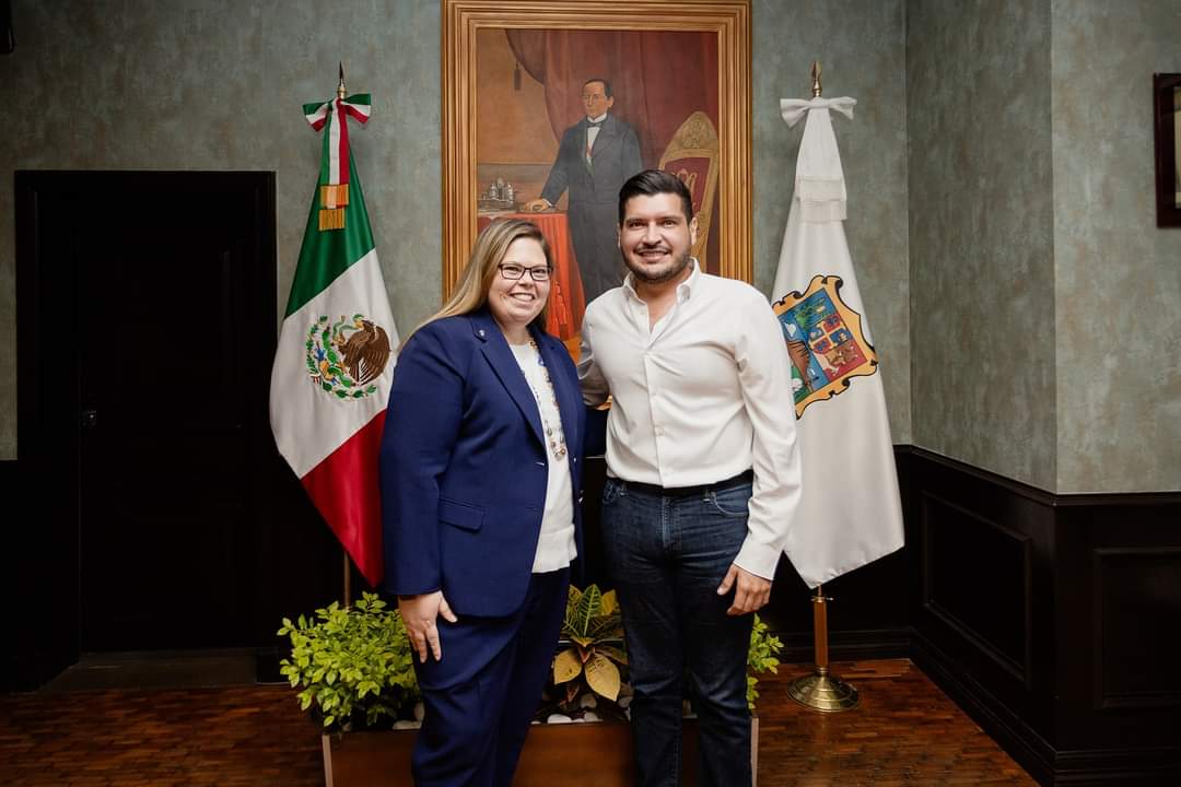 Matamoros y Estados Unidos reafirman lazos de cooperación con encuentro entre el Alcalde Alberto Granados y la Cónsul Brianna Powers