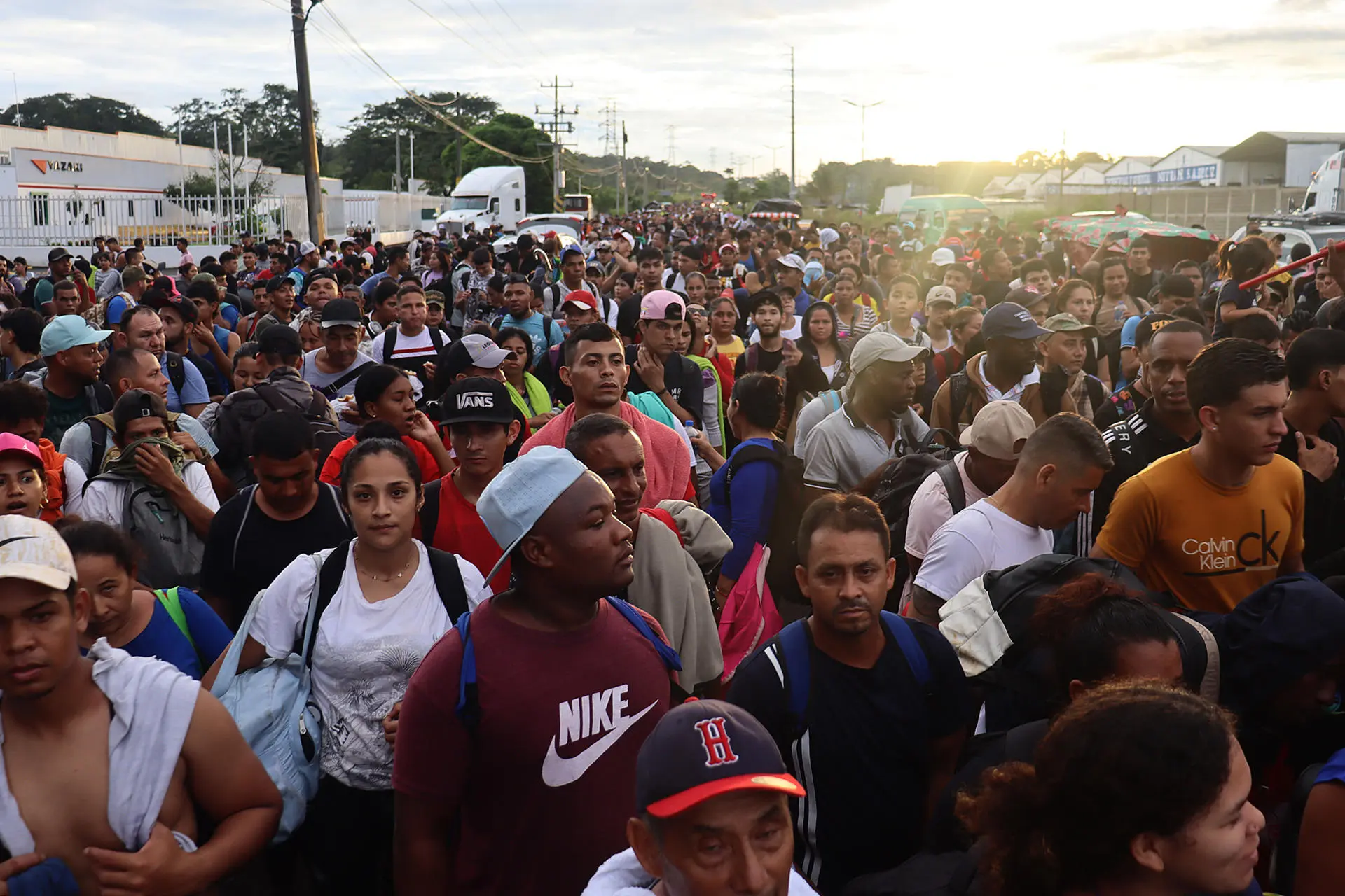 Nueva caravana migrante parte desde Chiapas con la meta de llegar a EE.UU. antes que Trump