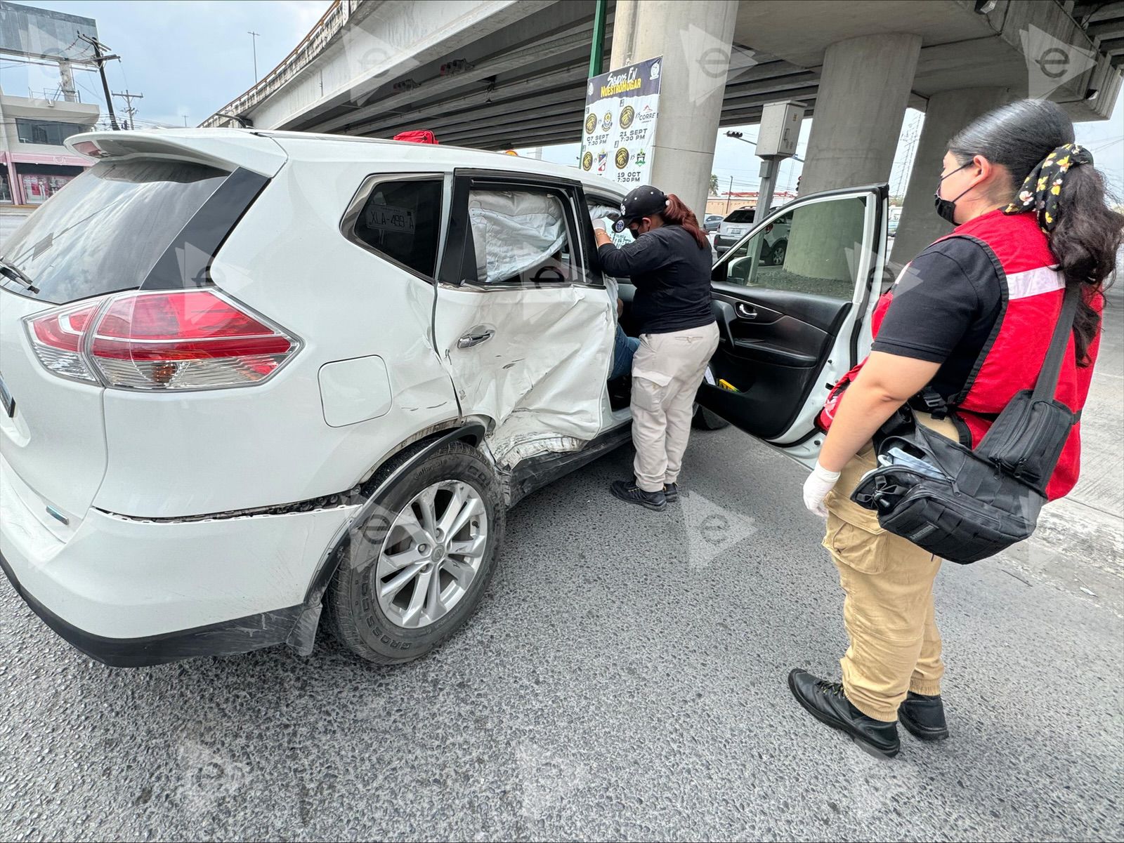 Deja choque dos lesionadas 