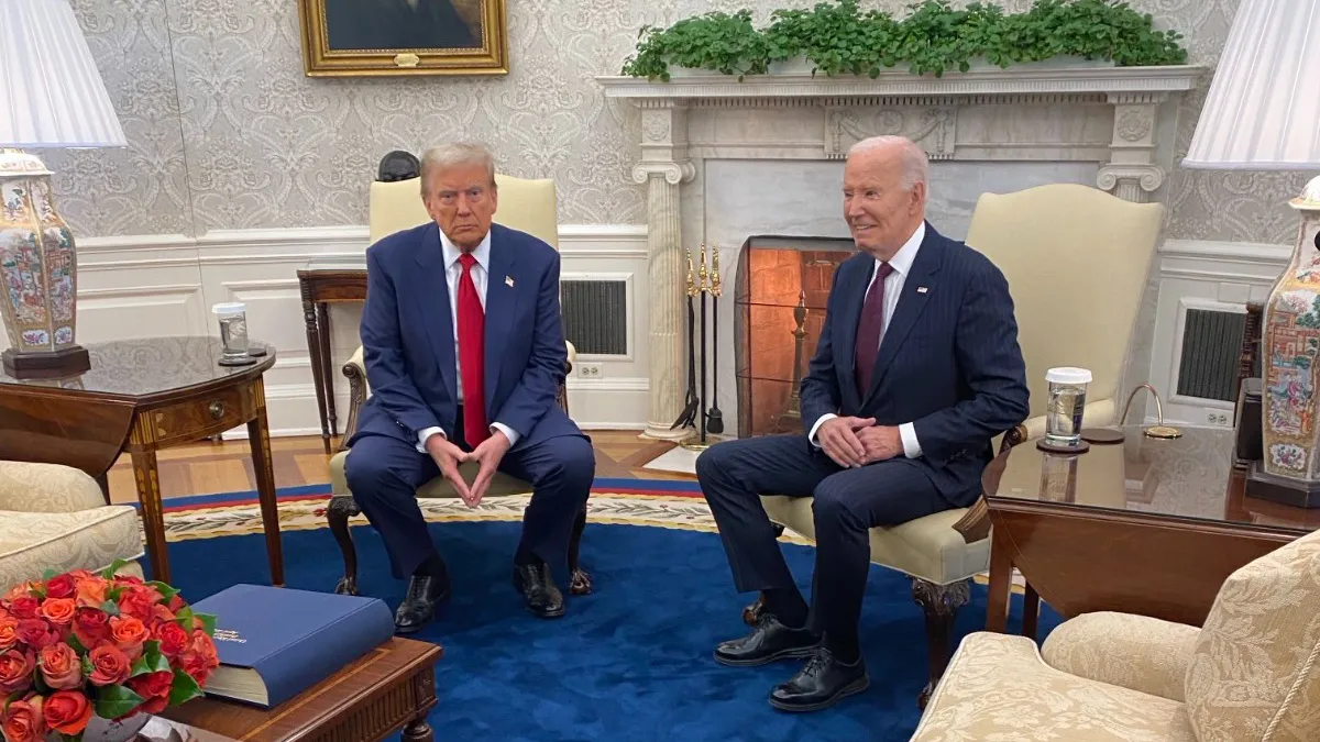 Biden felicita a Trump en reunión; el republicano agradece una transición ordenada