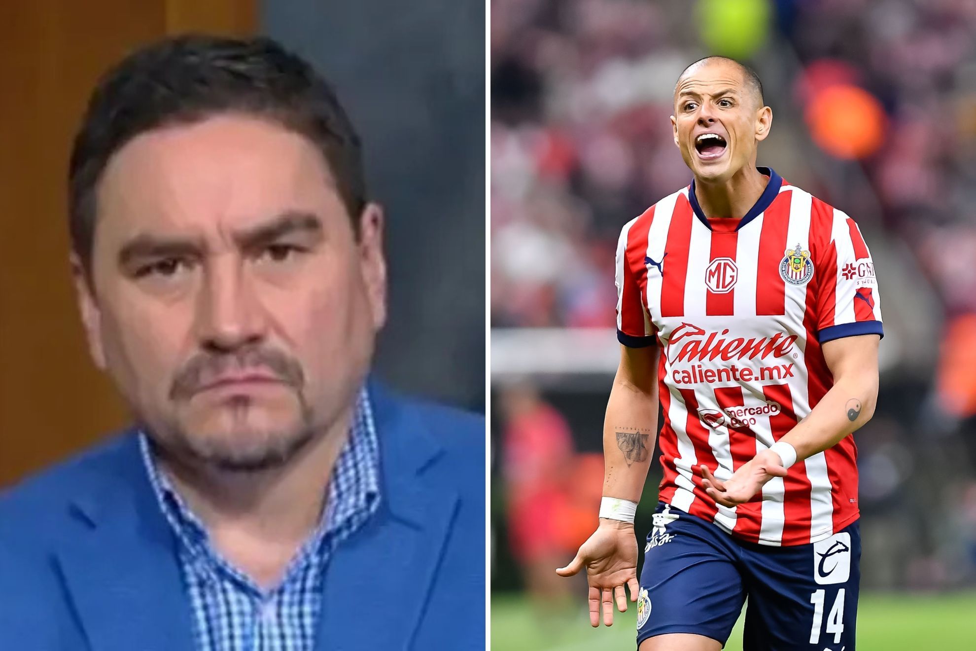 Jorge Pietrasanta arremete contra Chicharito por su bajo rendimiento en Chivas