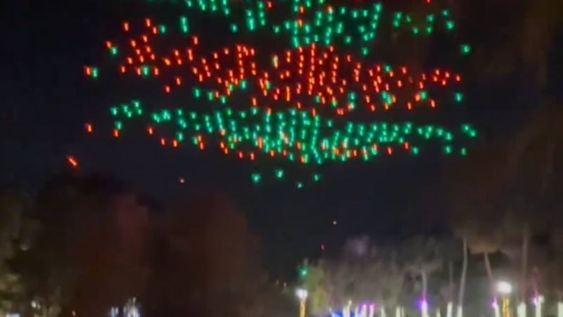 Dron hiere a niño durante espectáculo navideño en Orlando