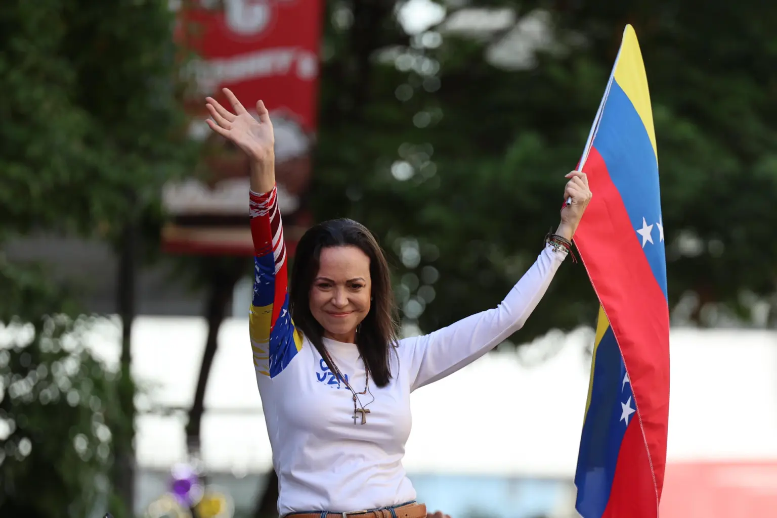 María Corina Machado acusa a Maduro de golpe de Estado con su investidura