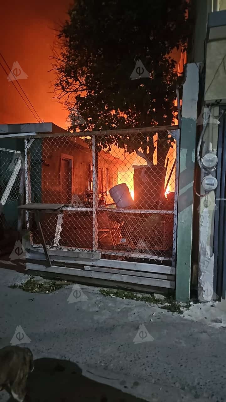 Se incendia casa