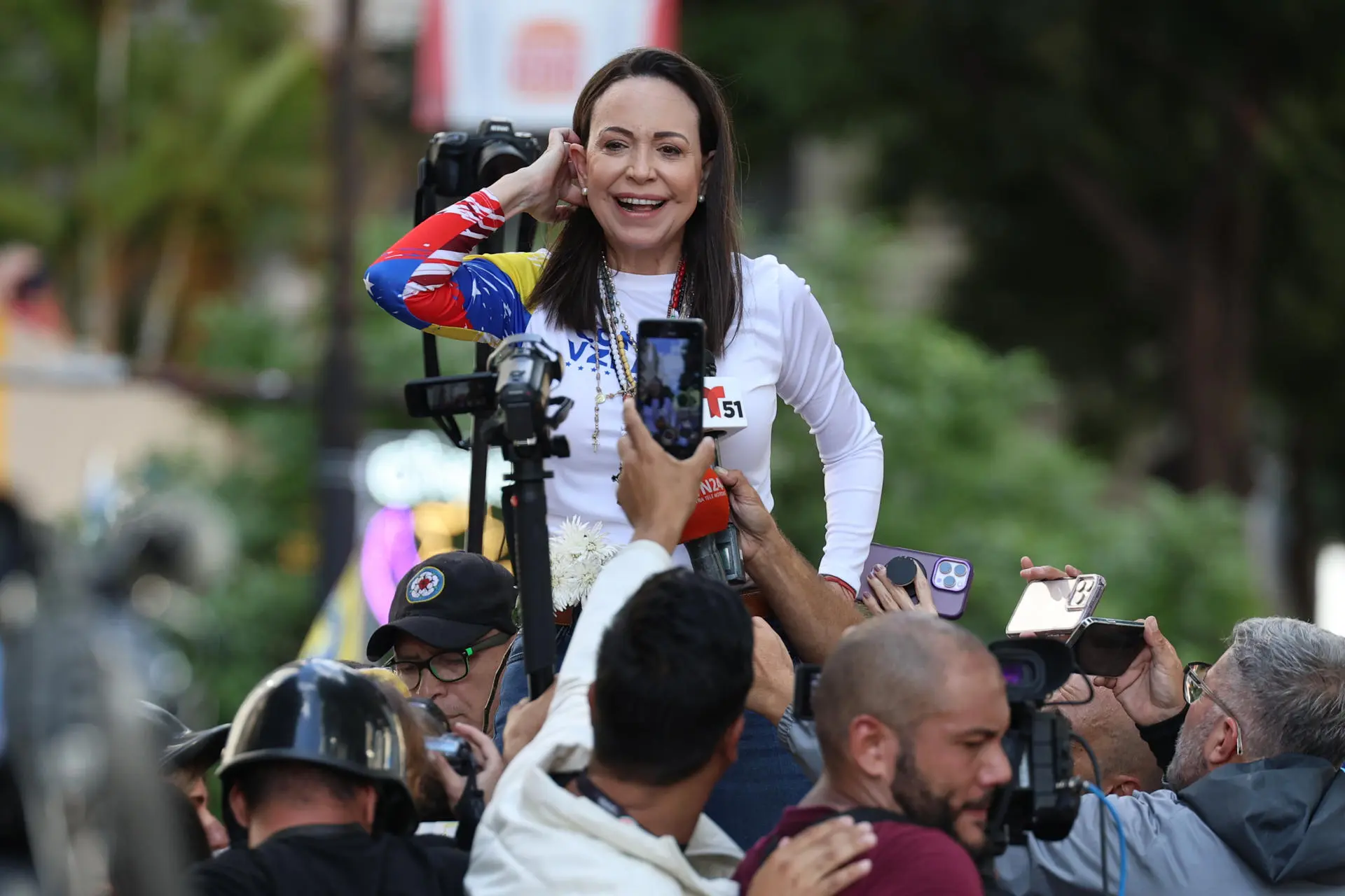 “No estamos a favor de criminalizar a la oposición política”: Sheinbaum sobre retención de María Corina Machado